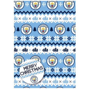 Manchester City csomagolópapír Christmas 2 pcs