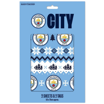 Manchester City csomagolópapír Christmas 2 pcs