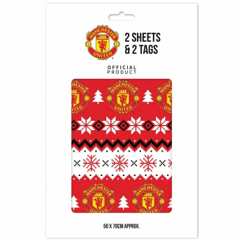 Manchester United csomagolópapír Christmas 2 pcs