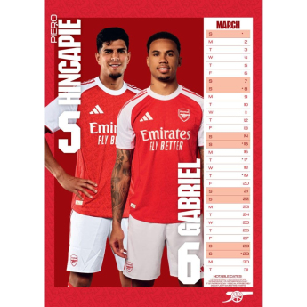 FC Arsenal naptár 2026