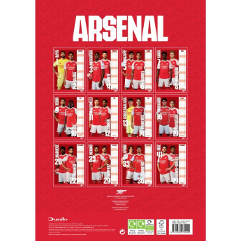 FC Arsenal naptár 2026