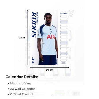 Tottenham naptár 2026