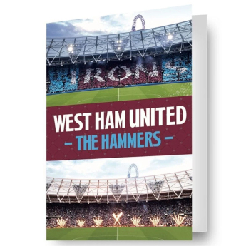 West Ham United születésnapi köszöntő 3D Lenticular
