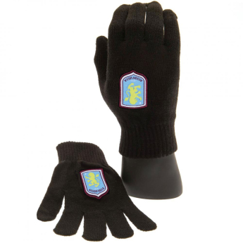 Aston Villa gyerek kesztyű Knitted Gloves Junior