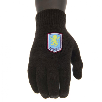 Aston Villa gyerek kesztyű Knitted Gloves Junior