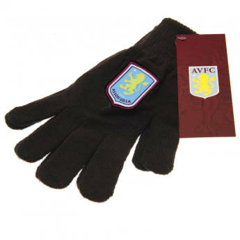 Aston Villa gyerek kesztyű Knitted Gloves Junior