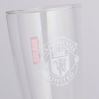 Manchester United poharak Mono Crest Tall Beer Glass