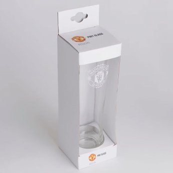 Manchester United poharak Mono Crest Tall Beer Glass