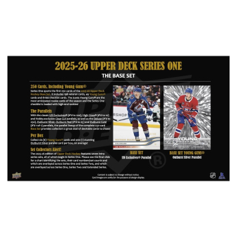 NHL dobozok NHL hokikártyák 2025/26 Upper Deck Series 1 Hobby Box