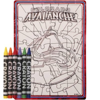 Colorado Avalanche puzzle egyedi színezéssel six colors