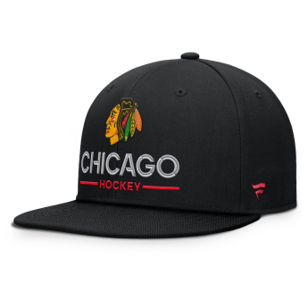 Chicago Blackhawks baseball flat sapka Authentic Pro A/Cap Flat Brim Square Visor Structured Adjustable