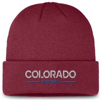 Colorado Avalanche téli sapka Authentic Pro A/Cap Cuffed