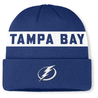 Tampa Bay Lightning téli sapka Authentic Pro A/Cap Cuffed inscription