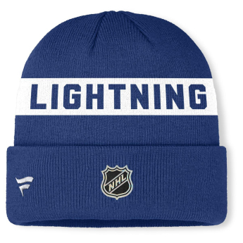 Tampa Bay Lightning téli sapka Authentic Pro A/Cap Cuffed inscription