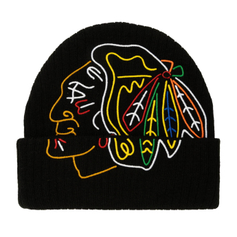 Chicago Blackhawks téli sapka Line Light Knit black