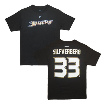 Anaheim Ducks férfi póló #33 Jakob Silfverberg black