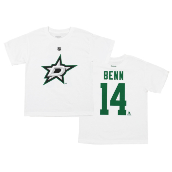 Dallas Stars férfi póló #14 Jamie Benn white
