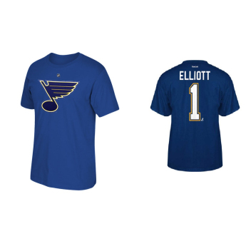 St. Louis Blues férfi póló #1 Brian Elliott blue