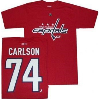Washington Capitals férfi póló #74 John Carlson red