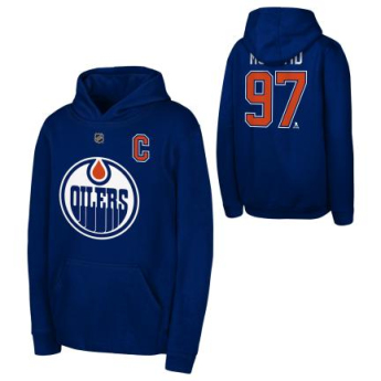 Edmonton Oilers gyerek kapucnis pulóver Connor McDavid Flat Captains N&N Flc Hood