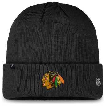 Chicago Blackhawks téli sapka Authentic Pro A/Cap Cuffed Beanie