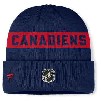 Montreal Canadiens téli sapka Authentic Pro A/Cap Cuffed inscription