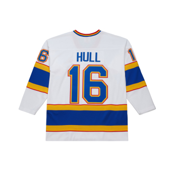St. Louis Blues hoki mez Brett Hull 1990 NHL White Jersey