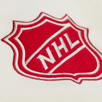Detroit Red Wings férfi kapucnis pulóver Courtside Fleece Button Front Vintage Logo