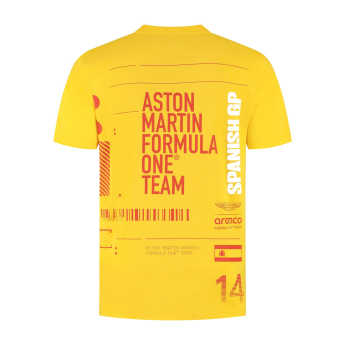 Aston Martin férfi póló Spain GP F1 Team 2025