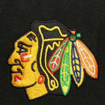 Chicago Blackhawks baseball flat sapka Cream Script Snapback black