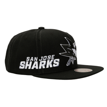 San Jose Sharks baseball flat sapka Trifecta Snapback black