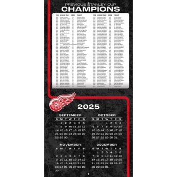 Detroit Red Wings naptár 2026 Wall