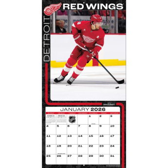 Detroit Red Wings naptár 2026 Wall