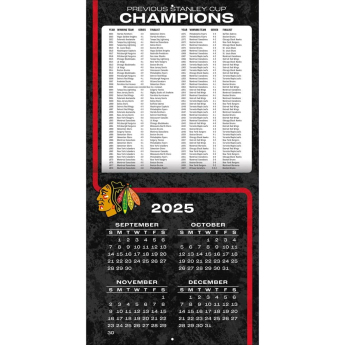 Chicago Blackhawks naptár 2026 Wall