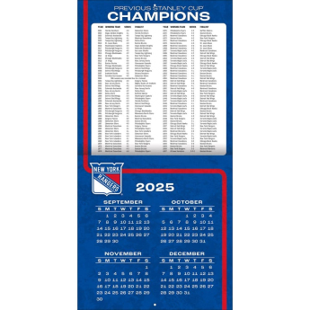 New York Rangers naptár 2026 Wall