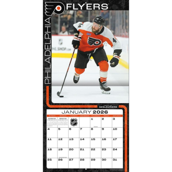 Philadelphia Flyers naptár 2026 Wall