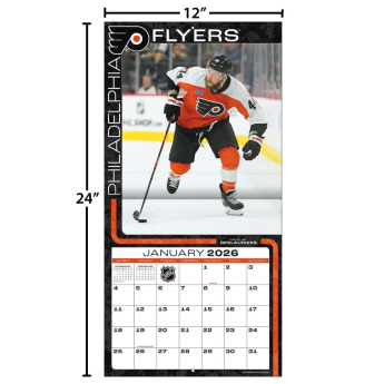 Philadelphia Flyers naptár 2026 Wall