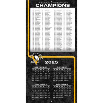 Pittsburgh Penguins naptár 2026 Wall
