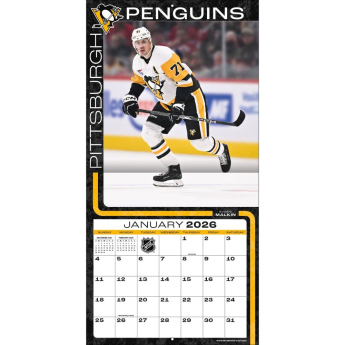 Pittsburgh Penguins naptár 2026 Wall