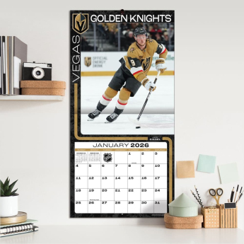 Vegas Golden Knights naptár 2026 Wall