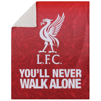 FC Liverpool gyapjú takaró Slogan Sherpa