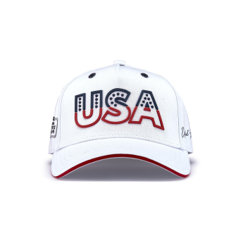 Forma 1 baseball sapka USA white F1 Team 2022