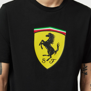 Ferrari férfi póló Shield black F1 Team 2023