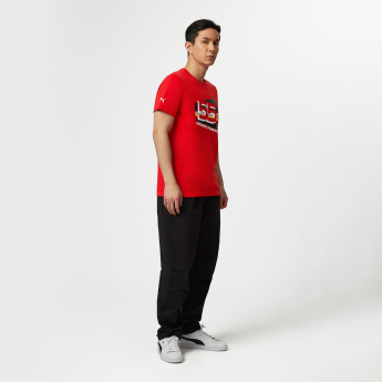 Ferrari férfi póló Sainz Driver Red F1 Team 2023