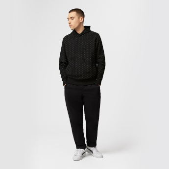 Mercedes AMG Petronas férfi kapucnis pulóver Polka Dot black F1 Team 2023