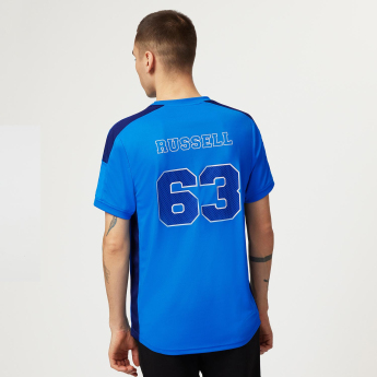 Mercedes AMG Petronas férfi póló George Russell Sports blue F1 Team 2023