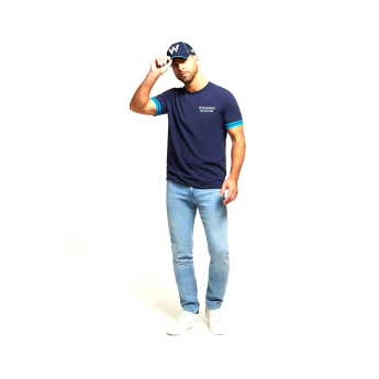 Williams férfi póló Logo navy F1 team 2024