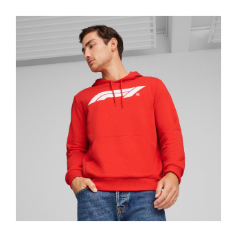 Forma 1 férfi kapucnis pulóver Logo red 2024