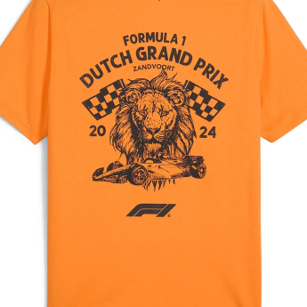 Forma 1 férfi póló Zandvoort GP orange 2024