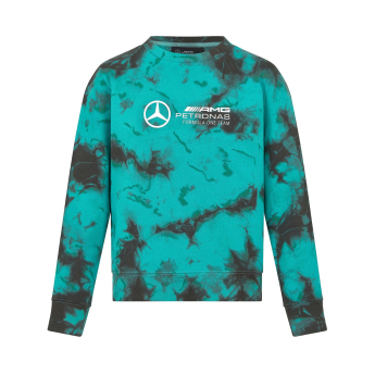 Mercedes AMG Petronas női pulóver Crew Tie Dye F1 Team 2024